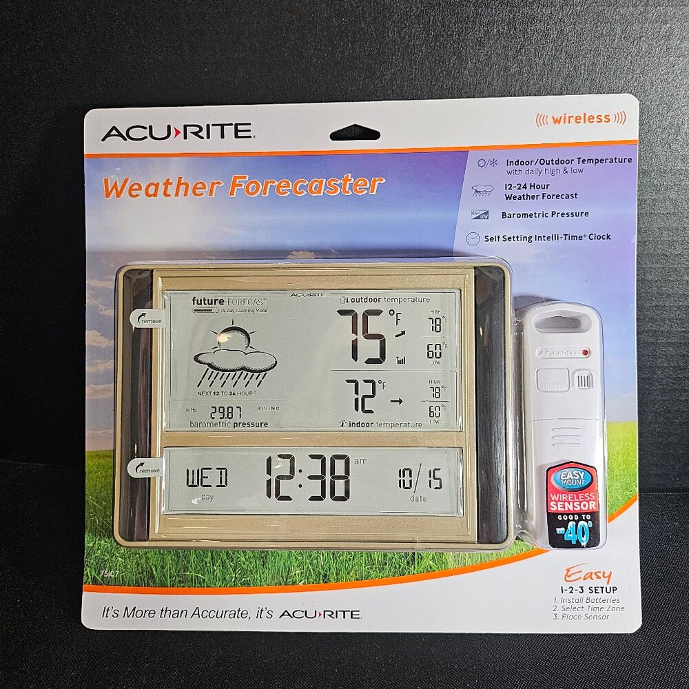 Ac-Rite Wireless Weather Forecaster NIB